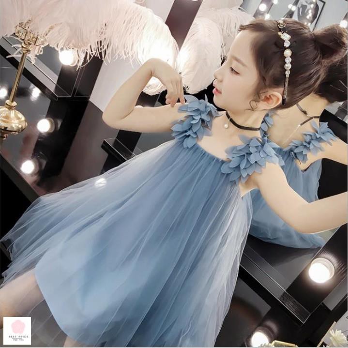 Đầm bé gái kiểu hàn quốc cổ điển hợp thời trang xinh xắn☑️ váy mùa hè cho bé gái lớn 25-30-35-40-45kg