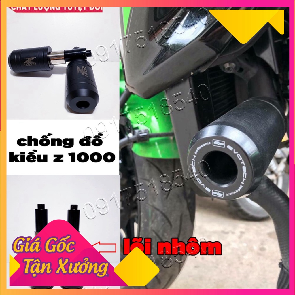 Chống Đổ Z1000 Cao Cấp cho xe exciter 155 vva- exciter 2021 (Ảnh Sp thật)