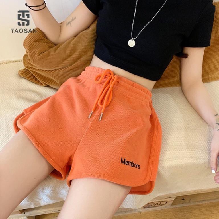 Quần 🦋 shorts membors nữ dáng suông ống rộng chất vải cotton lên form đẹp mix kèm áo thun khoác hay sơ mi áo kiểu  ྇