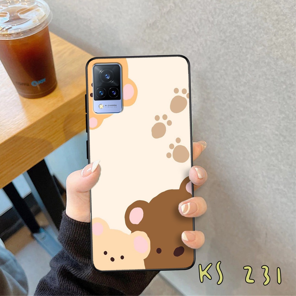 Ốp lưng Vivo V20 - Vivo V20e - Vivo V21 - Ốp in hình gấu bear ngộ nghĩnh