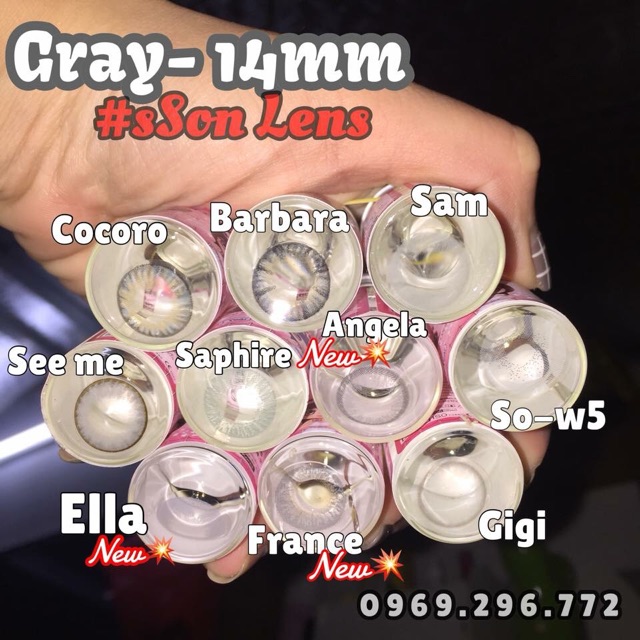 [ QUÀ TẶNG ] Mua từ 2 cặp lens trở lên - Vassen Contac Lens Kính áp tròng