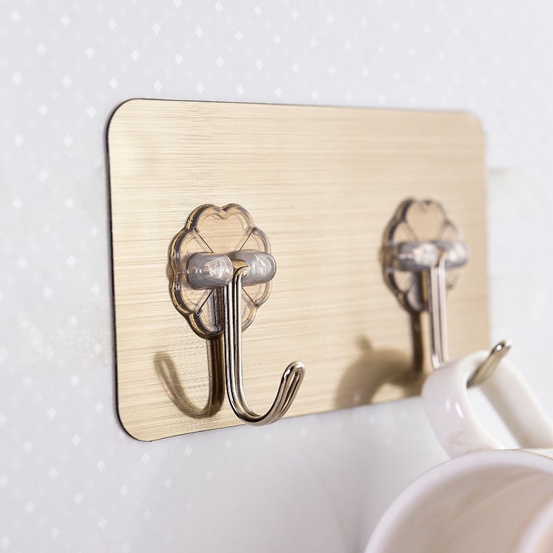 Móc treo đồ gắn tường chống thấm nước chống gỉ tiện dụng cho nhà bếp/ văn phòng