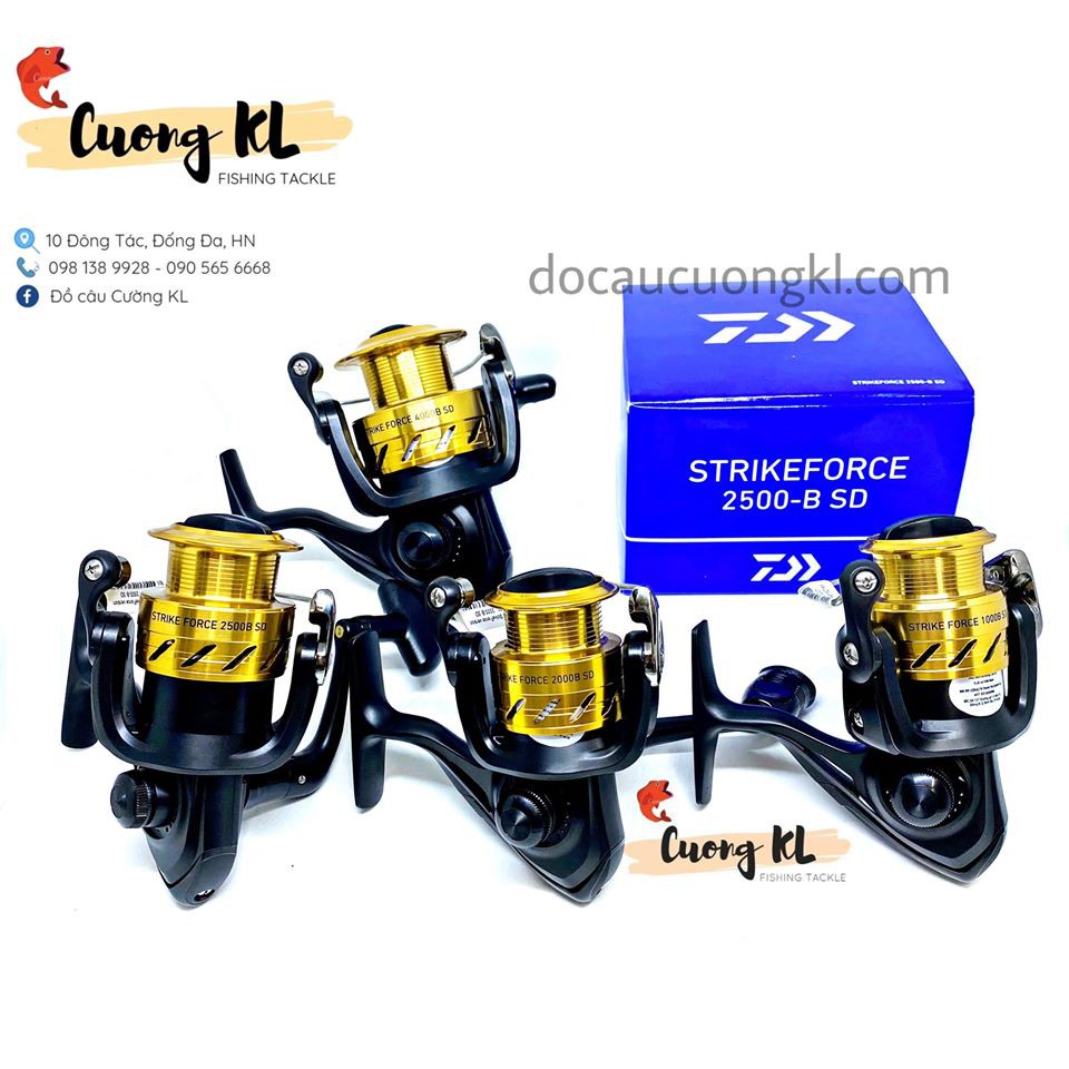 Máy câu cá Daiwa Strikeforce BẢN MỚI NHẤT 2020 các cỡ
