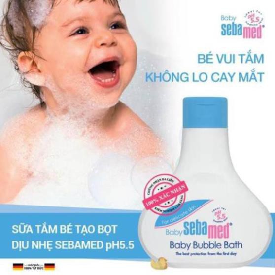 Sebamed Sữa Tắm Dịu Nhẹ Cho Bé Baby Bubble Bath pH5.5 (200ml) - SBB01B