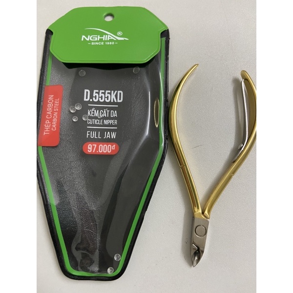 Kềm nghĩa cắt da D555KD,Kìm nghĩa nhặt da D555 không dũa.