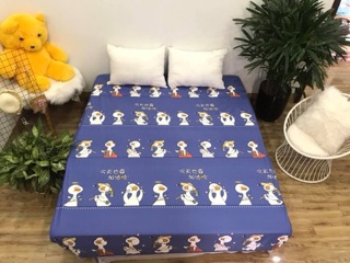 Sét 3 món ga chun cà 2 vỏ gối cottong poly