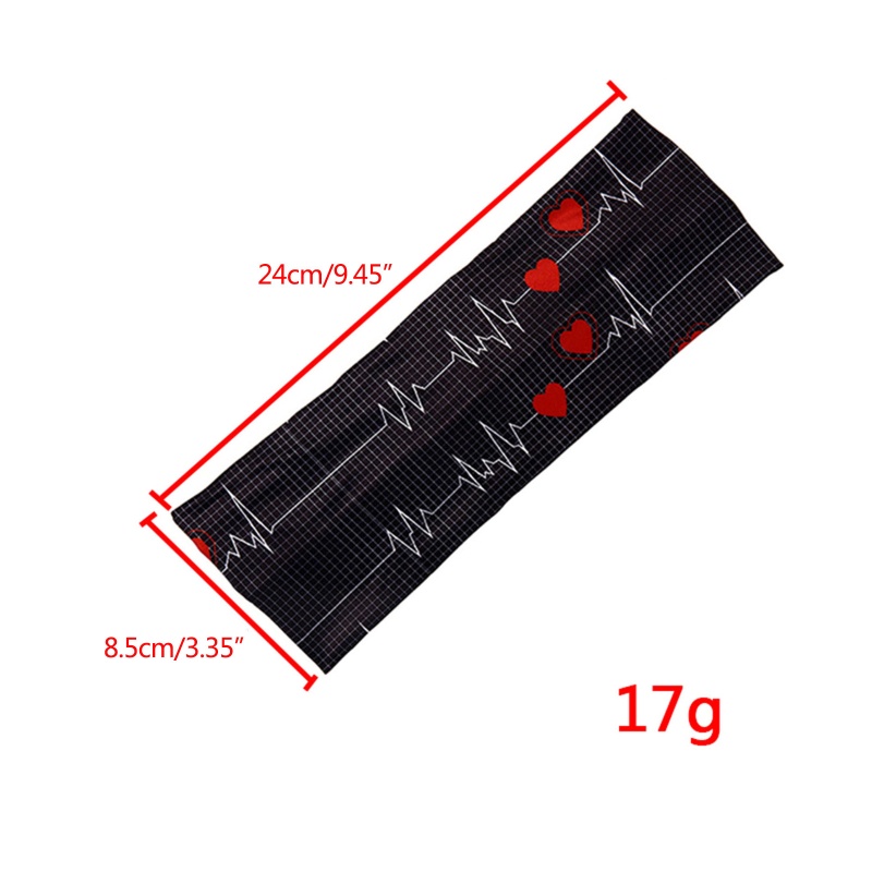 Băng Đô Cài Tóc Co Giãn In Họa Tiết Hình Điện Cực Cho Nam Và Nữ