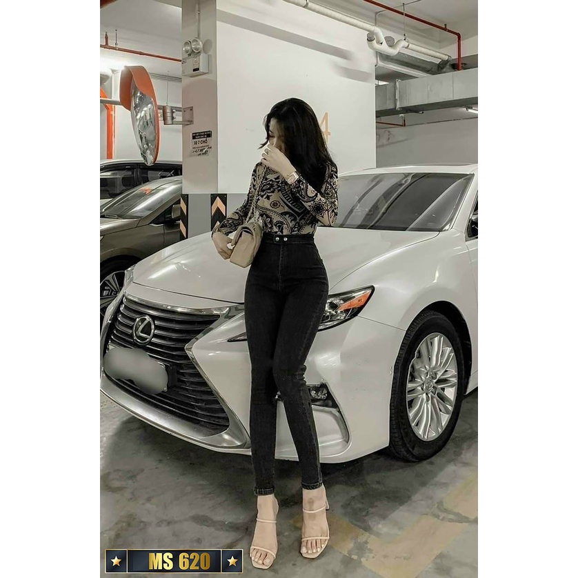 Quần Jean Nữ mẫu mới (kèm hình thật) ❤️A-T Fashion❤️ Quần Bò Nữ cạp cao thời trang hiện đại trẻ trung - QJN501