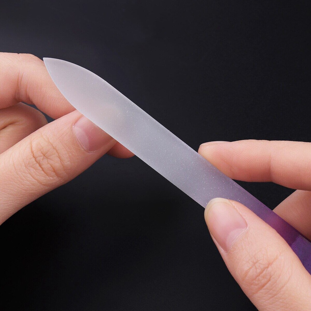 1 Cây Dũa Móng Kính Pha Lê Đơn Sắc