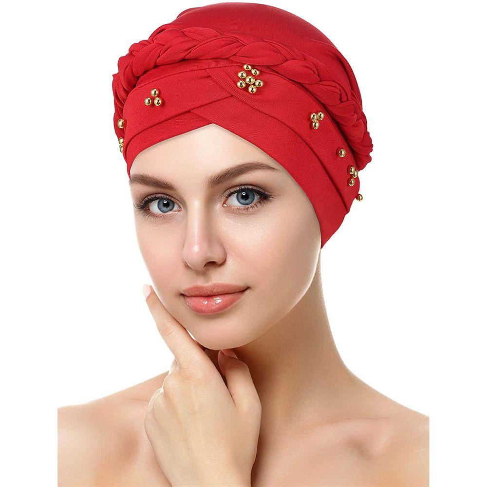 Mũ Trùm Đầu Turban Xoắn Thời Trang Cho Phụ Nữ Hồi Giáo