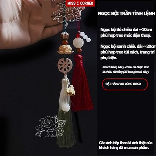 ORDER Ngọc bội /  Móc chìa khoá người giấy Trần Tình Lệnh The Untamed loại ngắn móc treo điện thoại PKMoc03