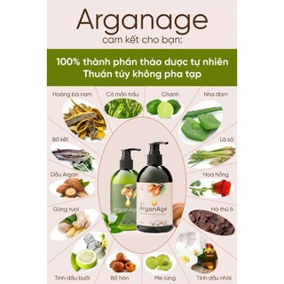 Dầu gội Arganage ngăn ngừa rụng tóc