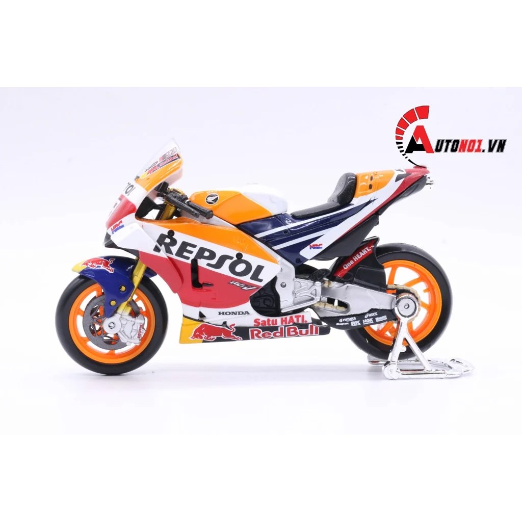 MÔ HÌNH XE MOTO GP HONDA RC213V REPSOL 2018 MARC MARQUEZ NO.93 1:18 MAISTO 5815