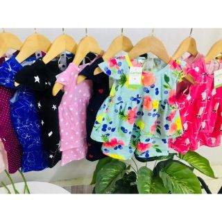 Bộ bozip bánh bèo cho bé gái