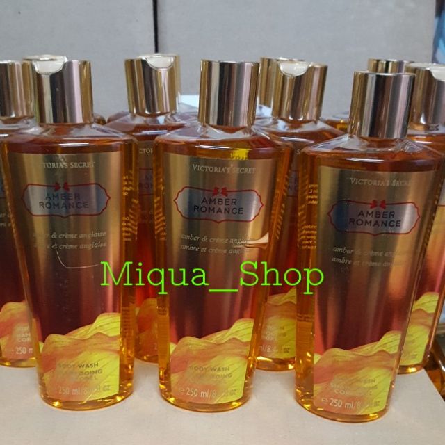 Sữa Tắm Dưỡng Ẩm, Mịn Da Victoria's Secret Amber Romance 250ml Chính Hãng Mỹ