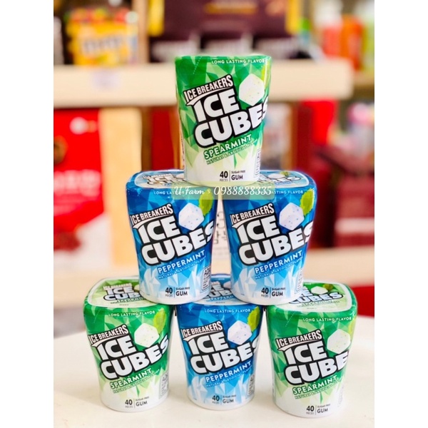 🧊KẸO GUM ICE CUBES BREAKERS MỸ 40viên🧊🧊