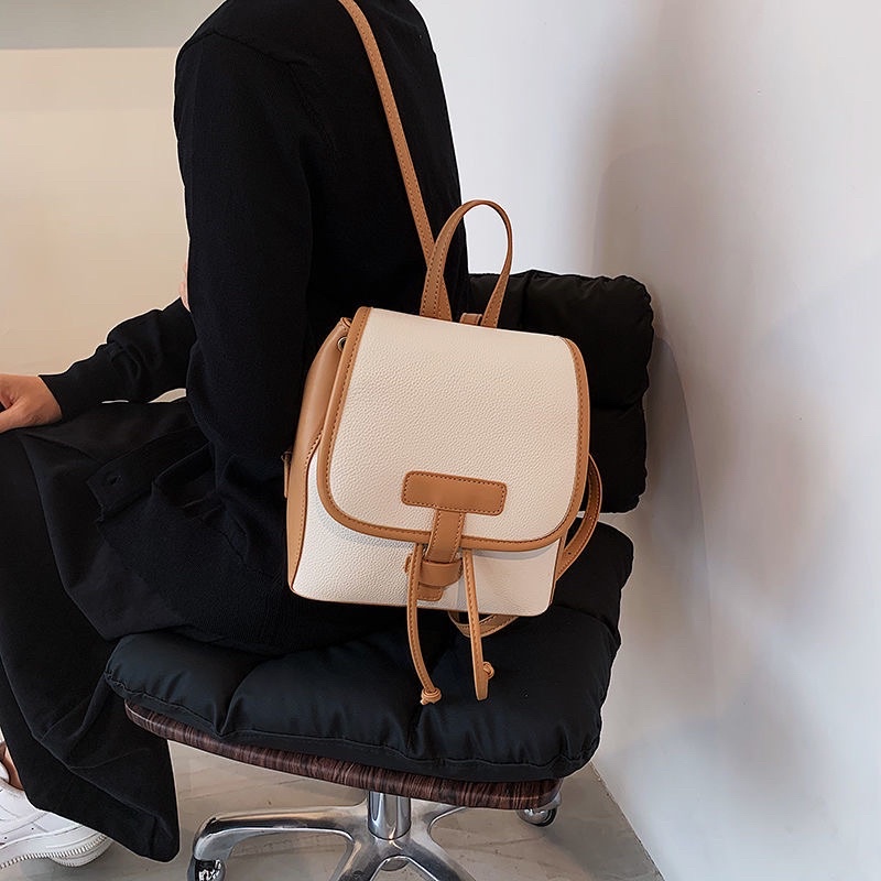 Balo mini thời trang nữ miệng dây rút tiện lợi phong cách vintage hàn quốc món quà tặng bạn gái