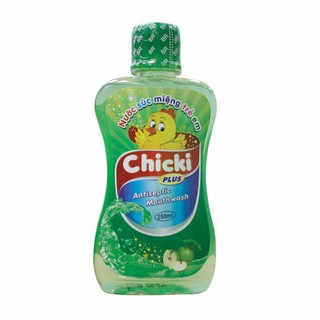 nước súc miệng trẻ em chicki 250ml