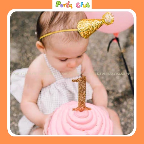 Mũ sinh nhật saquin vương miệng cho bé