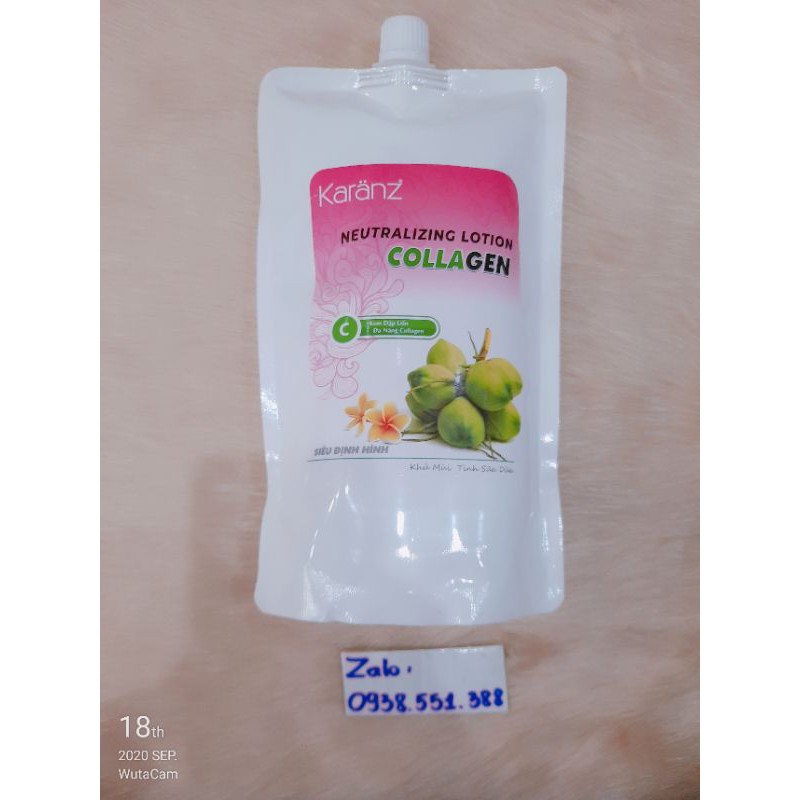 Kem duỗi_ uốn đa năng collagen KARANZ 1000mlx 2 túi