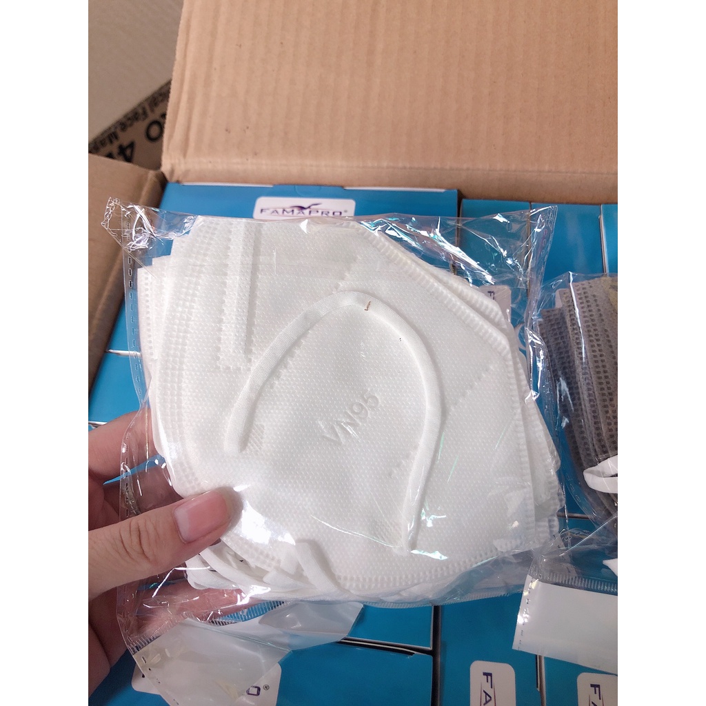 Khẩu trang N95 PLUS kháng khuẩn chống bụi siêu mịn hàng cao cấp 5 lớp JESBRAND KTJ1