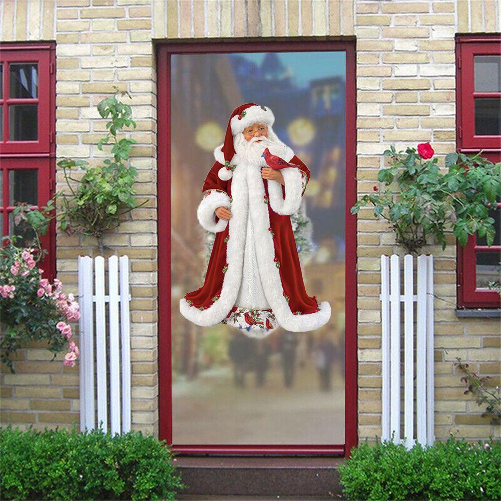 Miếng Dán Cửa Sổ 20x30cm Hình Ông Già Noel