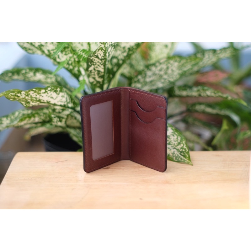 VÍ ĐỨNG UNISEX DA BÒ THẬT HANDMADE
