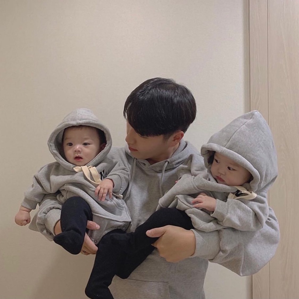 Áo Hoodie Không Tay Màu Sắc Trơn In Chữ Thời Trang Dành Cho Trẻ Em