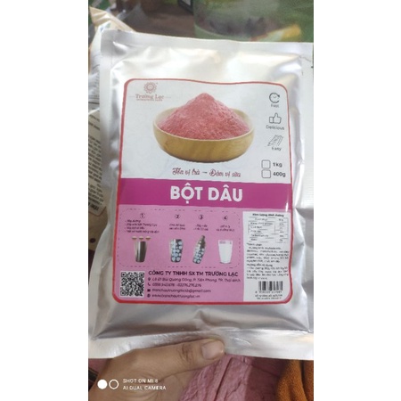 Bột bạc hà, bột chanh leo, bột dâu gói 400g