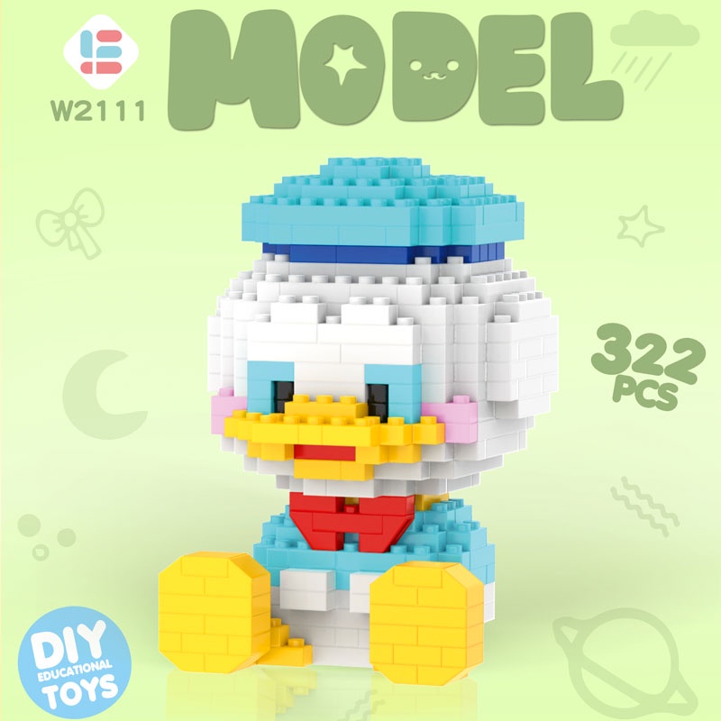 Đồ Chơi Lắp Ráp Hình Chuột Mickey Belle Disney Dễ Thương