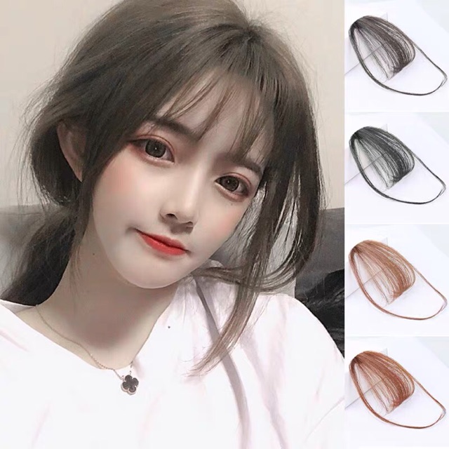 Tóc mái thưa giả tóc giả mái thưa