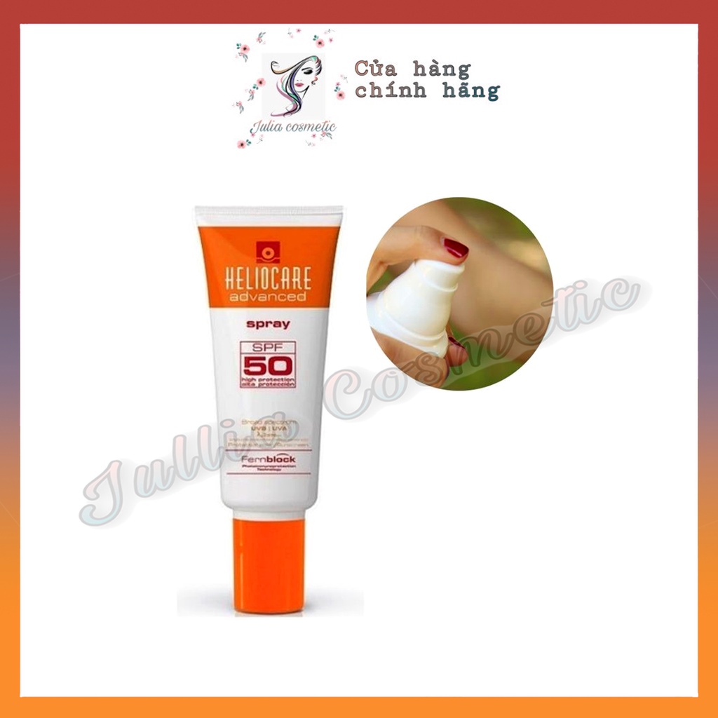 KEM CHỐNG NẮNG BODY DẠNG XỊT HELIOCARE SPRAY SPF50 - 200ML