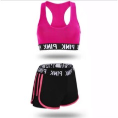 ÁO TẬP- ÁO BRA TẬP GYM PINK( CÓ ĐỆM NGỰC)