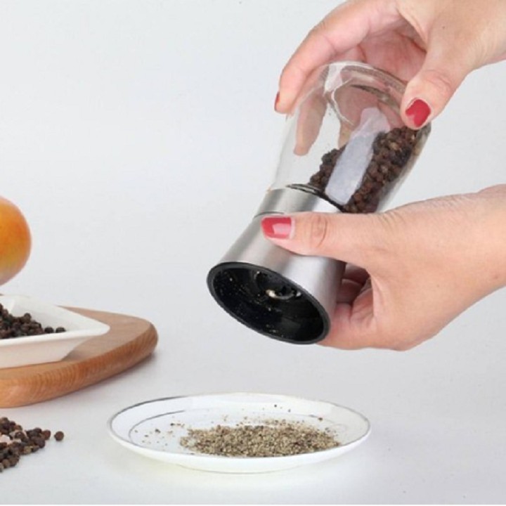 Lọ Xay Tiêu Mini Nắp Inox 304 Cao Cấp