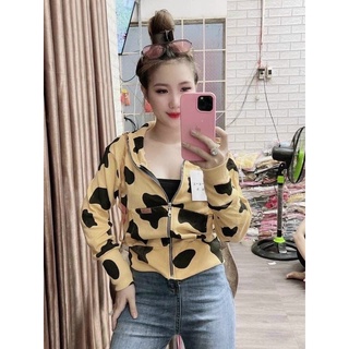 Áo Khoác Bò Sữa Siêu Hot