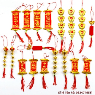 Combo 10 dây liễn treo trang trí tết, dây treo cây đào cây mai ngày tết