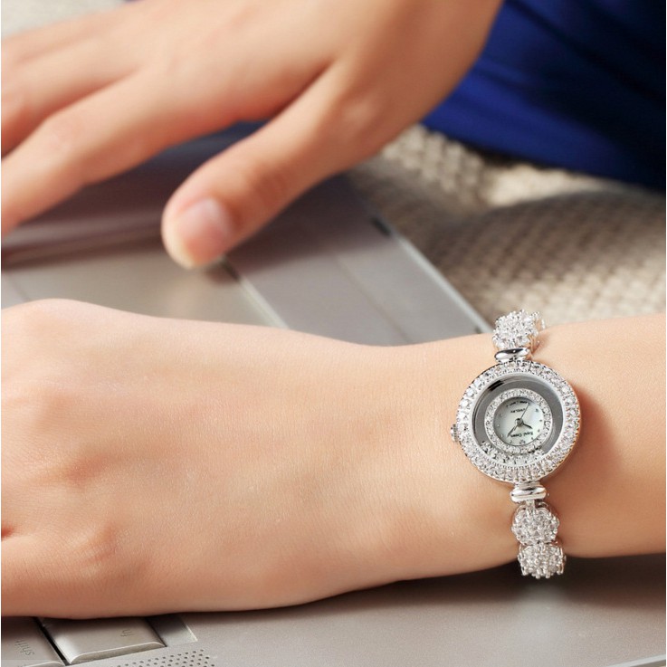 Đồng Hồ Nữ Chính Hãng Dây Kim Loại Đính Đá Chống Nước Chống Xước Royal Crown 5308 | BigBuy360 - bigbuy360.vn