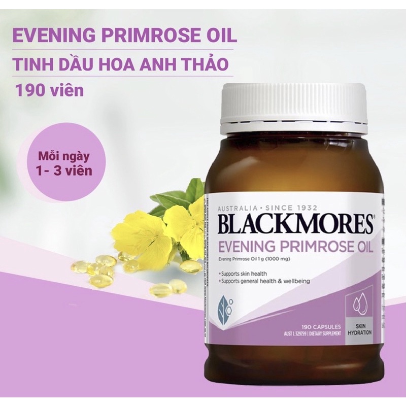 Tinh dầu hoa anh thảo Evening Primose oil Blackmores