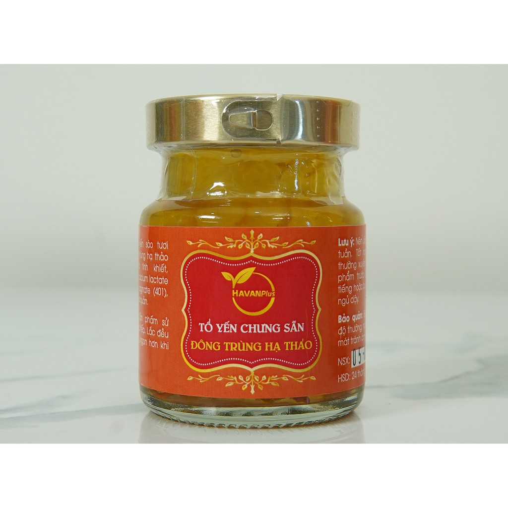Tổ yến chưng Đông Trùng Hạ Thảo set 6 lọ 70ml