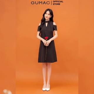 Đầm suông hở vai DB5216 GUMAC
