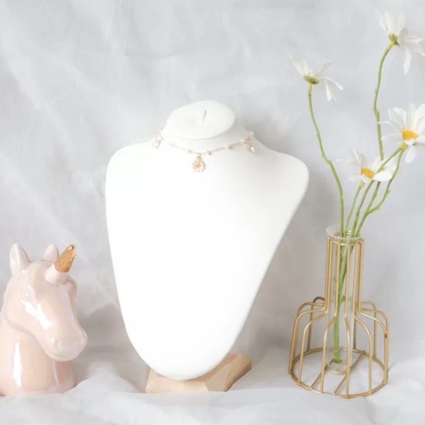 Vòng cổ choker Mặt Hoa Cúc Nhỏ Dễ Thương Phong Cách Nhật Bản Và Hàn Quốc