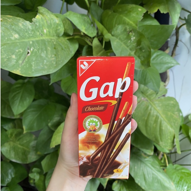 Bánh Que Gap Phủ Kem Sôcôla Biscuit Stick Coated Chocolate Flavor (Hộp 15g)