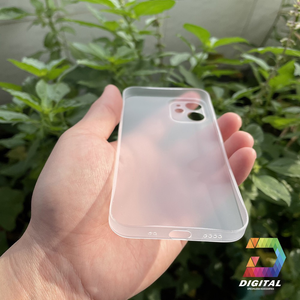 Combo 2 Ốp Lưng Trong Nhám Unibody iPhone 12 Mini Siêu Mỏng
