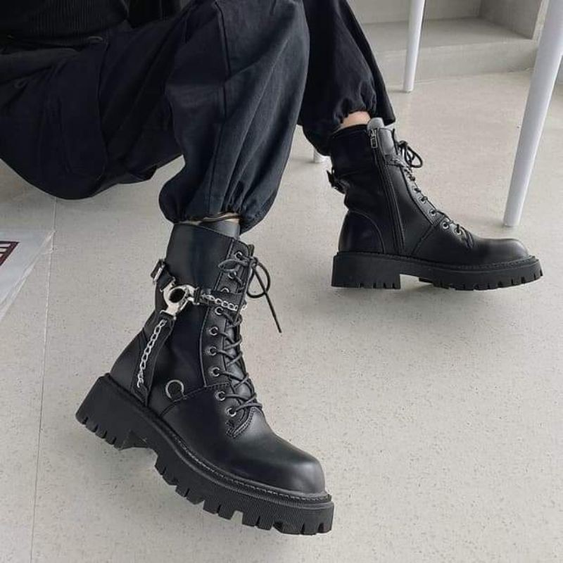 (SẴN) Boots ulzzang B35 cao 4cm | BigBuy360 - bigbuy360.vn