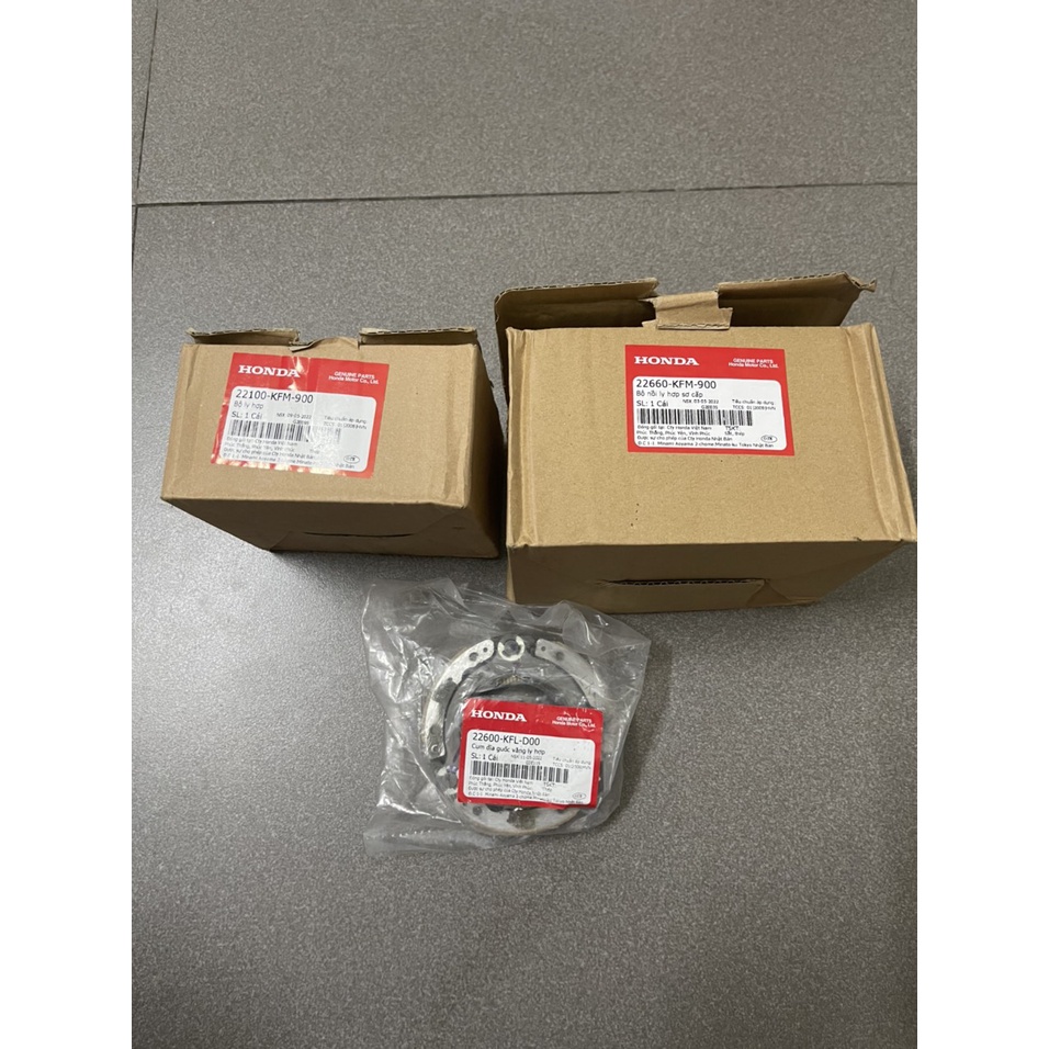 bộ nồi xe wave nhỏ zx 100 an pha bụng 100 rs100 ws100 hàng chính hãng 22660KFM900 22100KFM900 22600KFLD00