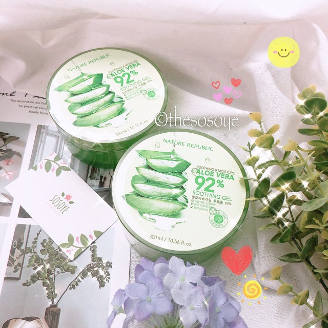 Gel Lô Hội Dưỡng Ẩm Nature Republic Soothing & Moisture Aloe Vera 92% | BigBuy360 - bigbuy360.vn