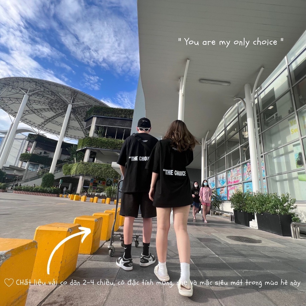 Áo Thun Tay Lỡ THECHOICE 100% Cotton 2023 𝘽𝙮.𝘾𝙖𝙢𝙘𝙖𝙢