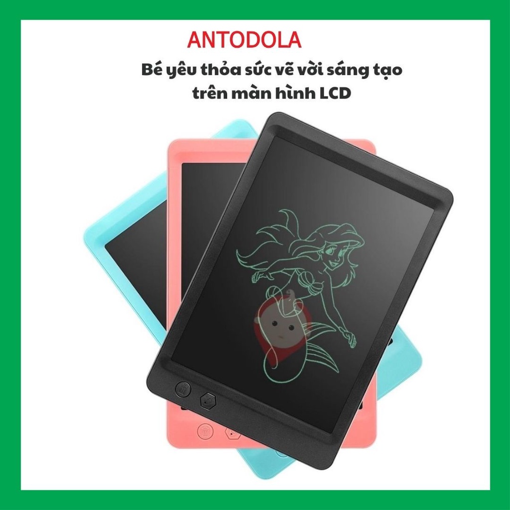 Bảng Điện Tử Thông Minh Tự Xóa Màn LCD 8.5 inch Cho Bé Tập Viết, Vẽ Đồ Chơi Giáo Dục Cho Bé