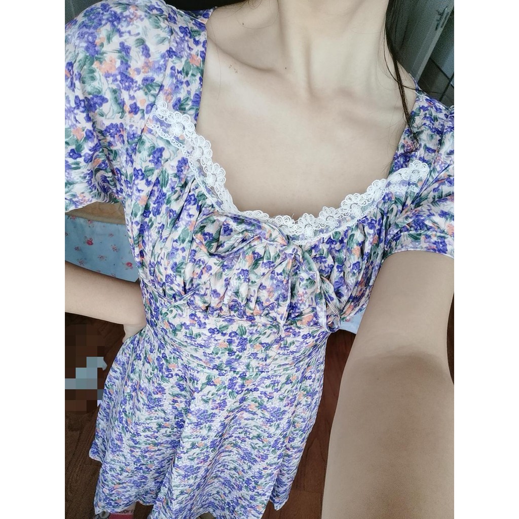 Đầm Dạ Hội Nữ In Hoa Phong Cách Retro | BigBuy360 - bigbuy360.vn