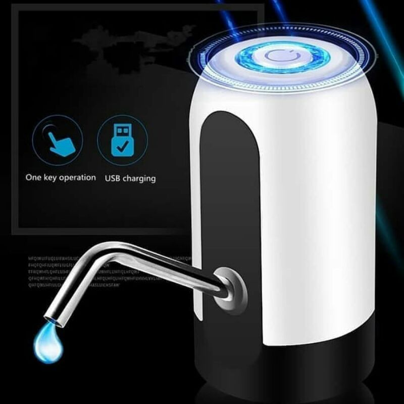 Máy Bơm Nước Gallon Cổng Sạc Usb Oll-012b / Dispencer Nhập Khẩu Chất Lượng Cao